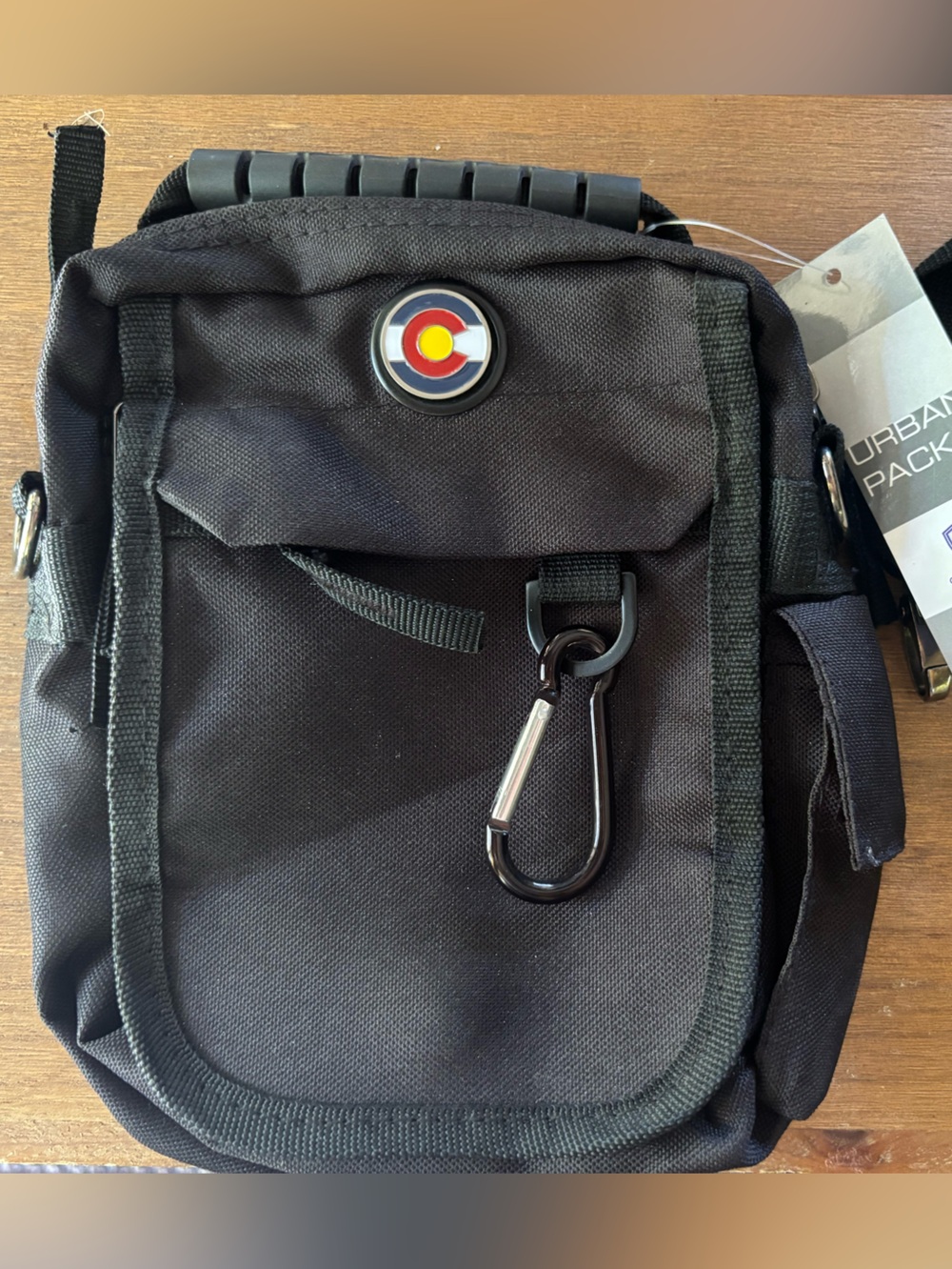 Colorado Black CMC Urban pack Crossbody Belt Bag with Clip